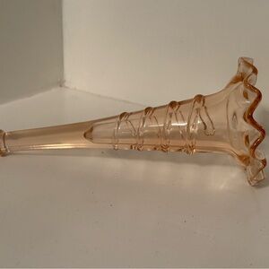 Fenton Glass Rose Epergne Horn